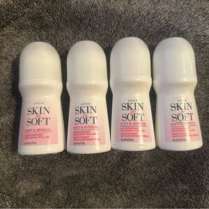 Avon Skin So Soft & Sensual Deodorant Roll-On Collection Set of 4